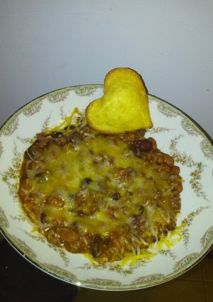 A picture of Momma's habenero hot chili.