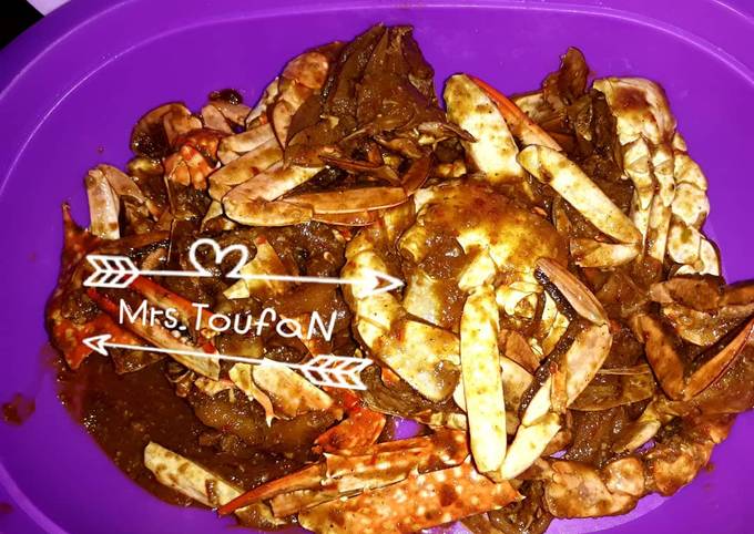 Rajungan kepiting saus tiram