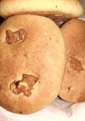 Una foto de Pan con chicharrones
