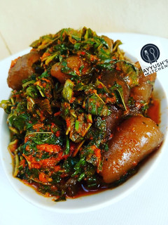 A picture of Vegetable soup.