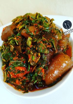 A picture of Vegetable soup.