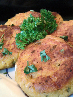 A picture of Plantain patties.