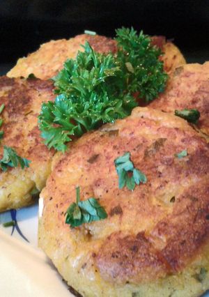 A picture of Plantain patties.