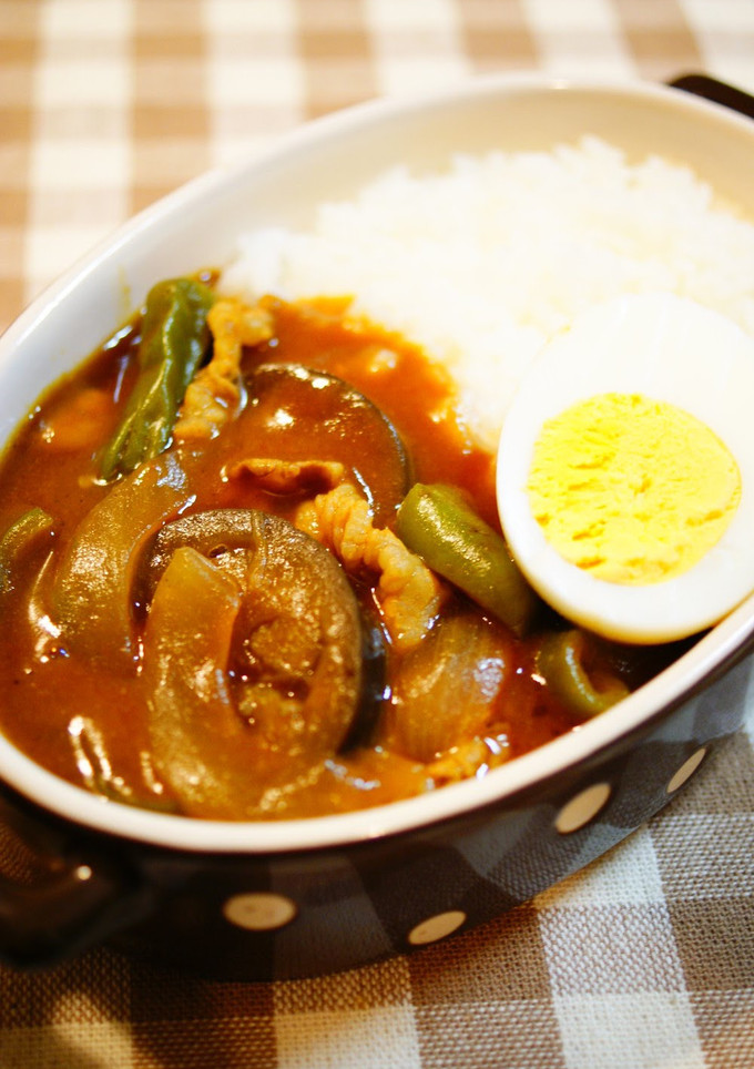 A picture of Summer Vegetable and Pork Curry.