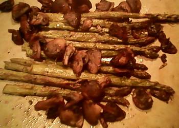 Update, Prepare Recipe Roasted Mushrooms and Asparagus Most Delicious