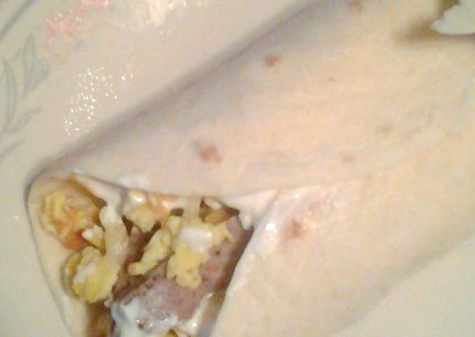 Easiest Way to Cook Delicious Dad's Breakfast burritos