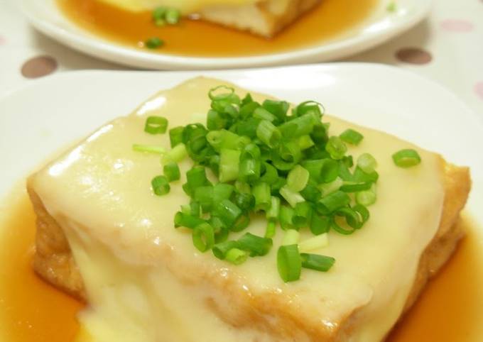 Atsuage Cheese Side Dish - Done in 2 Minutes with a Microwave Recipe