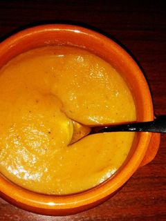 Una foto de Puré de calabaza