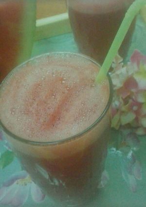 صورة لوصفة عصير البطيخ