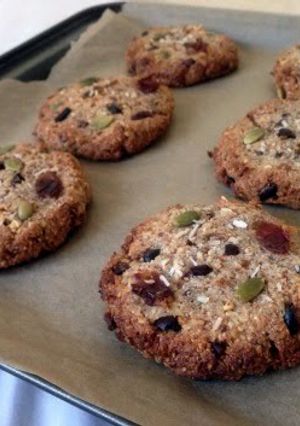 A picture of Healthy Chewy Coconut Date Cookies.