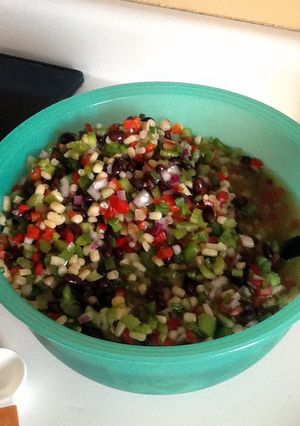 A picture of Texas Caviar.