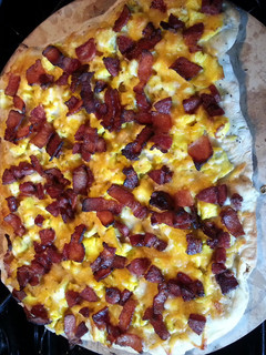 A picture of Breakfast Pizza.