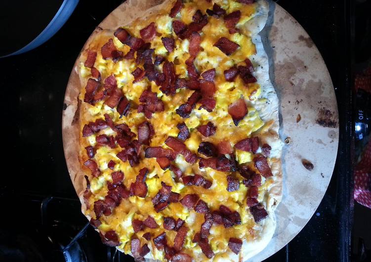 Steps to Make Perfect Breakfast Pizza