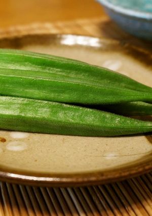 A picture of ＊How to Prepare & Boil Okra＊.