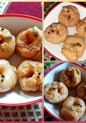 बालूशाही मिठाई (balushahi mithai recipe in Hindi) रेसिपी मुख्य फोटो