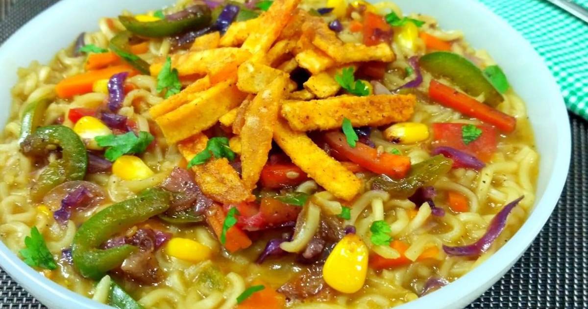 Knorr Soupy Noodles with a twist ! Recipe by Anjali Suresh Cookpad