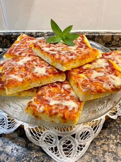 Una foto de Pizza casera