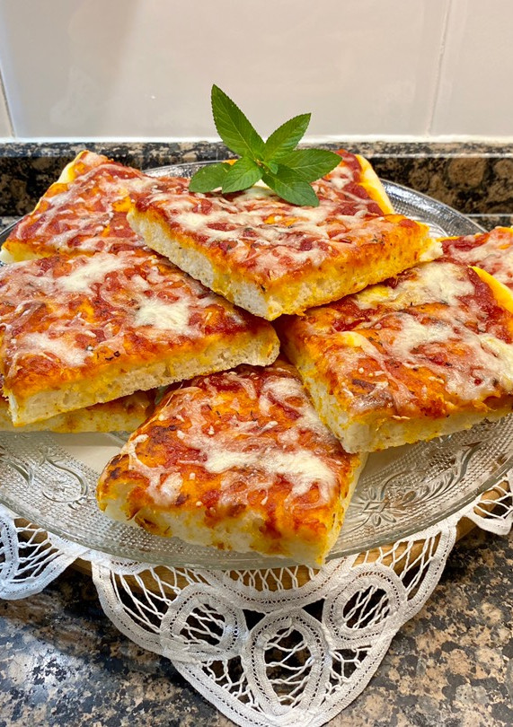 Una foto de Pizza casera