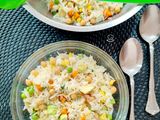 Ensalada de arroz vegetal