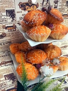 عکسی از دستور کیک یزدی در قالب تارت