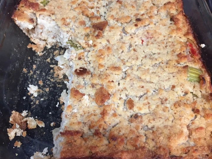 Recipe My mom’s cornbread dressing, almost the Delicious Delicious
