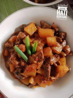 Foto resep Sambal goreng kentang hati ampela
