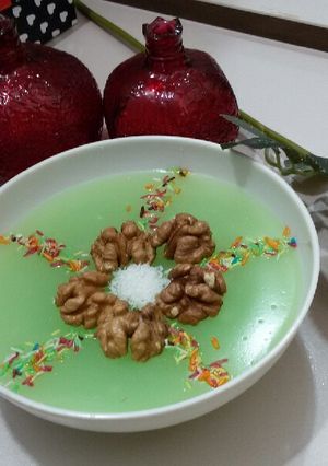 عکسی از دستور دسر نشاسته ای