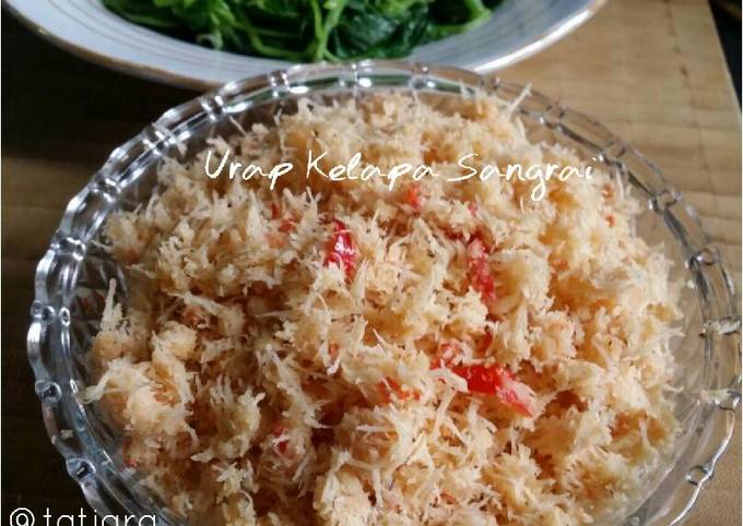 Standar Resep memasak Urap Kelapa sangrai  sedap