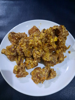 Foto resep Ayam Crispy saus Telur Asin