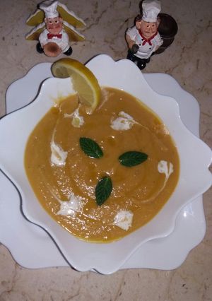 صورة لوصفة حساء كابويا(اليقطين)