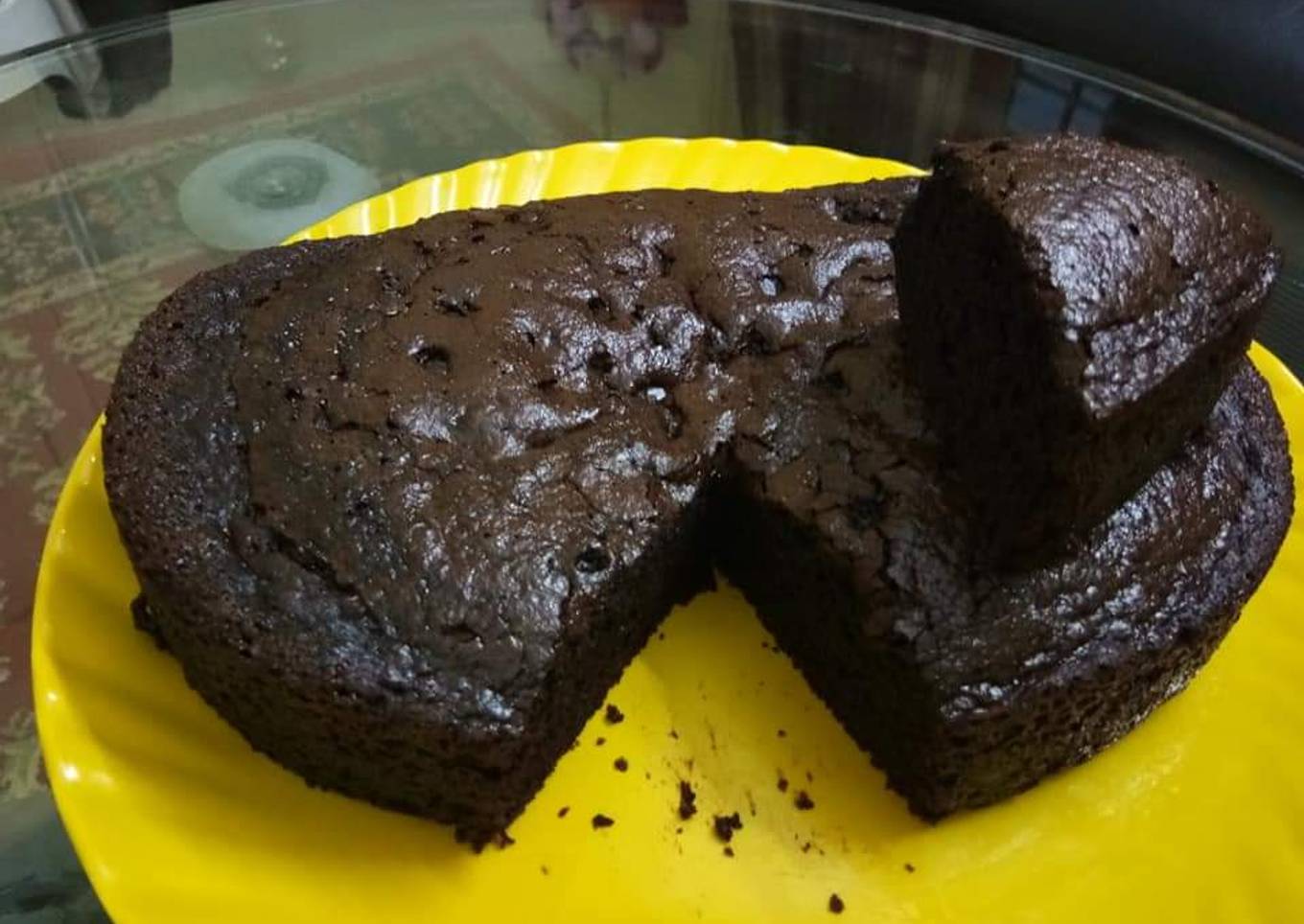 Coffee chocolate cake