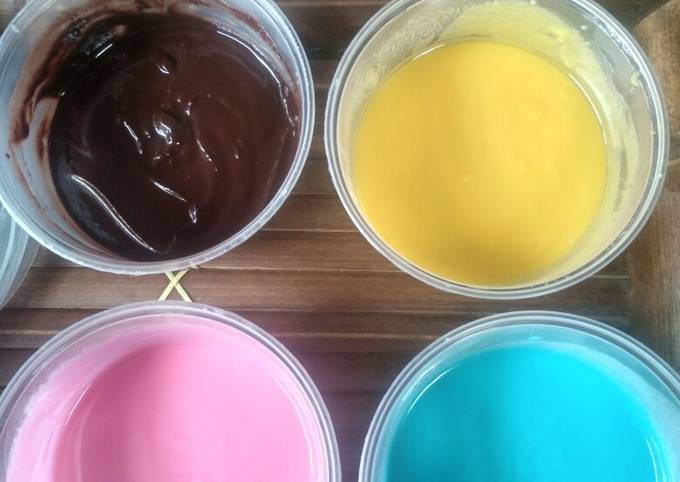 Resep Choco glaze homemade ala J.Co Anti Gagal