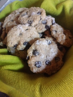 Una foto de Galletas de avena con chips🍪