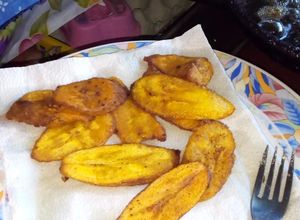 Una foto de Tajadas de Plátano Maduro