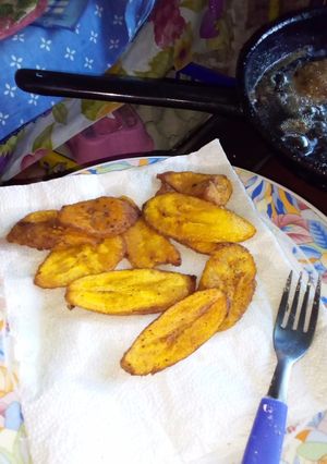 Una foto de Tajadas de Plátano Maduro