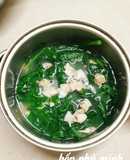 Canh ngao mồng tơi