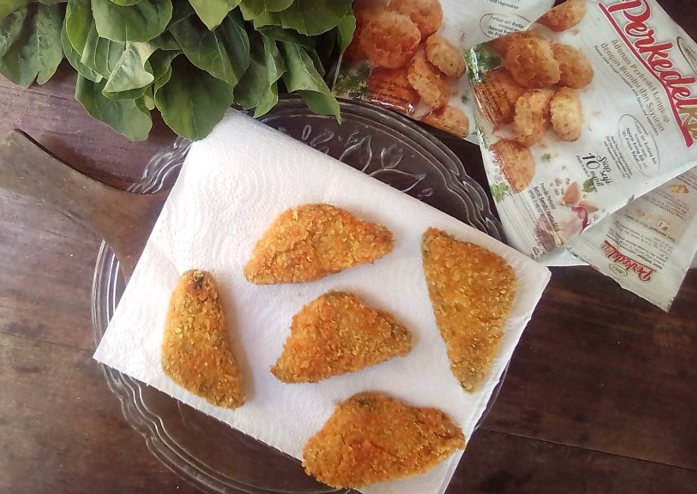 Nugget Bayam Keju Wortel Susu Dg PerkedelKu Enak Tnp MSG