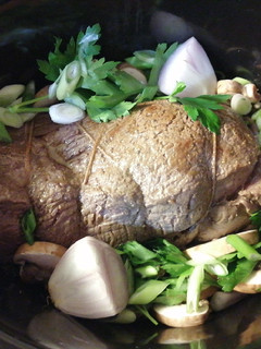 A picture of Fresh garden Roast Beef.