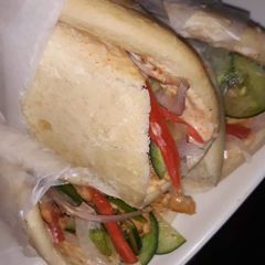 A picture of Chicken shawarma.