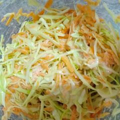 A picture of Raw cabbage and carrots salad#local food contest_nairobi west.