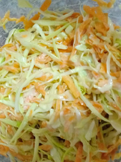 A picture of Raw cabbage and carrots salad#local food contest_nairobi west.