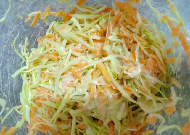 Steps to Prepare Speedy Raw cabbage and carrots salad#local food contest_nairobi west
