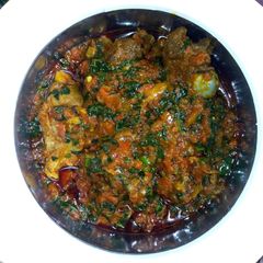 A picture of Ugwu sauce.