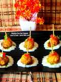 Shredded Potato One Bite Balls - Classic Crispy Appetizer - Lachha Aloo Balls