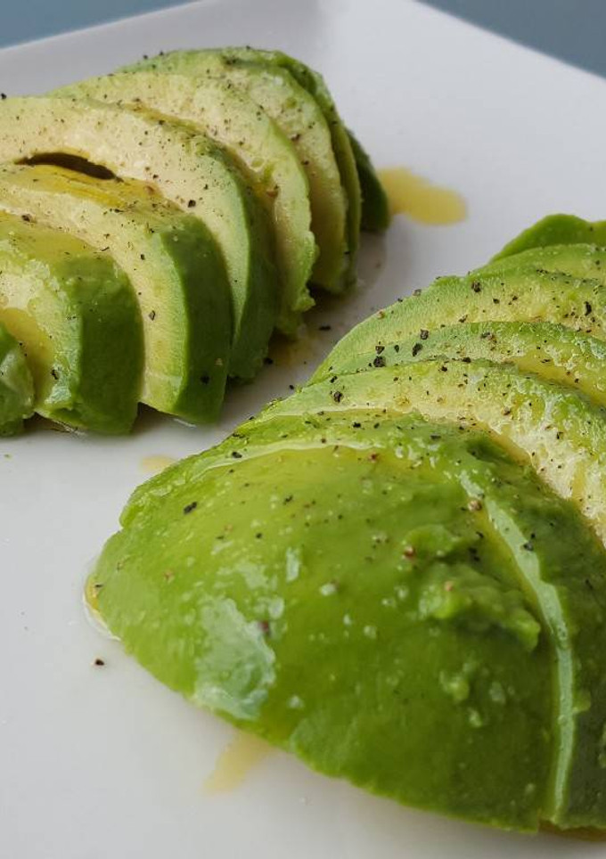 Una foto de Aguacate aliñado