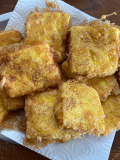 Una foto de Leche frita