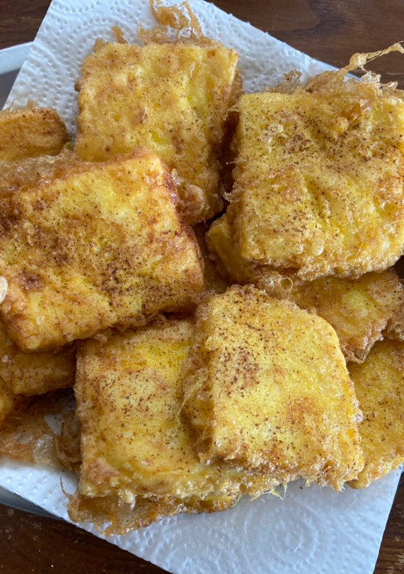 Una foto de Leche frita