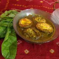 Palak anda curry A picture of Palak anda curry.