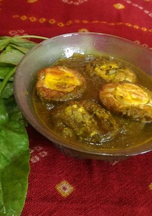 A picture of Palak anda curry.
