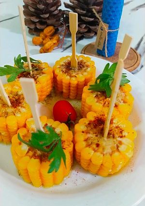 عکسی از دستور ذرت داخل شیر بپز خوشمزه میشه💜
